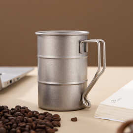 不锈钢杯竹节杯啤酒杯新款304创意复古杯子ins户外野营水杯咖啡杯