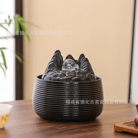 流水摆件;招财猫;茶道/香炉
