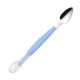 304 stainless steel double head scraping spoon infant complementary food feeding tool fruit spoon children's tableware dual-purpose soft spoon