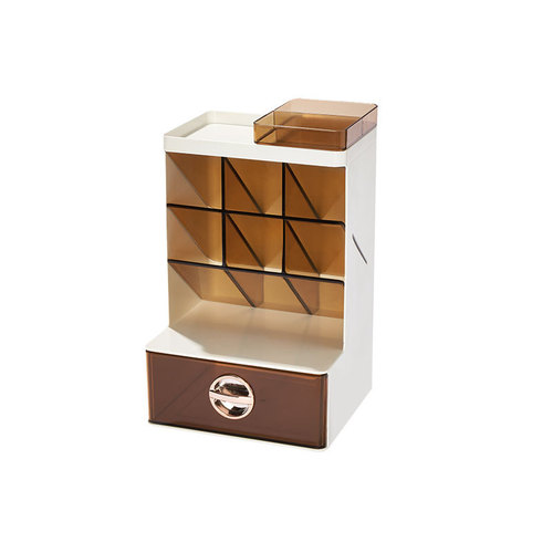 Bashidai oblique pen holder office student desktop storage creative multi-functional stationery drawer storage box