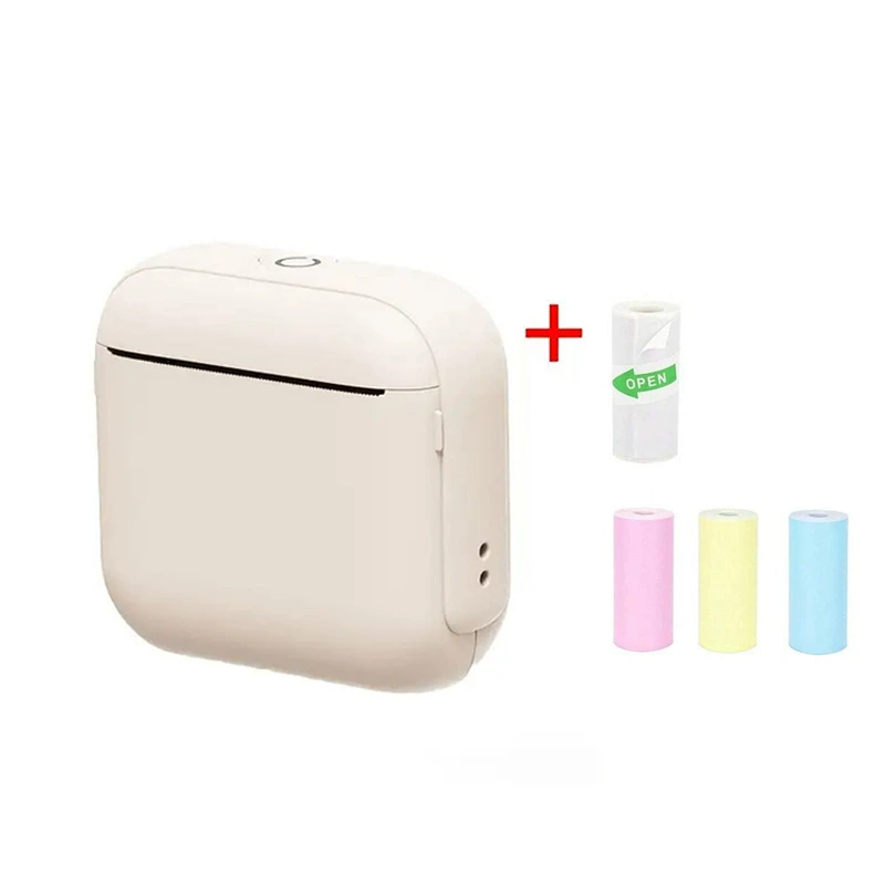 Pocket Printer X6, handheld Bluetooth thermal photo printer, portable 10.7×9×5.5 cm
