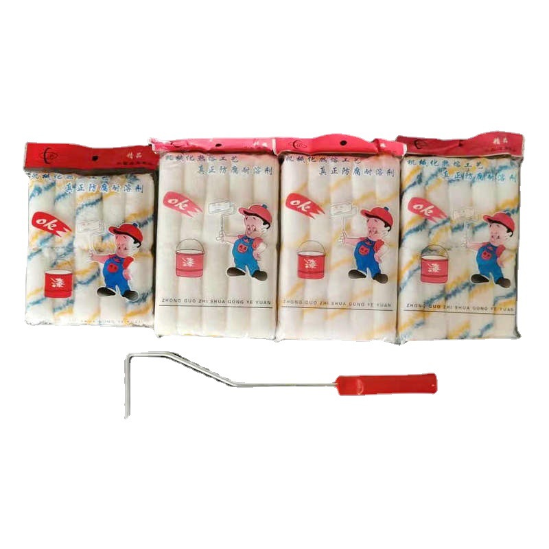 Cepillo de rodillos de 4 pulgadas pequeño pulgar Rodillo de cabeza de rodillo cepillo de pintura