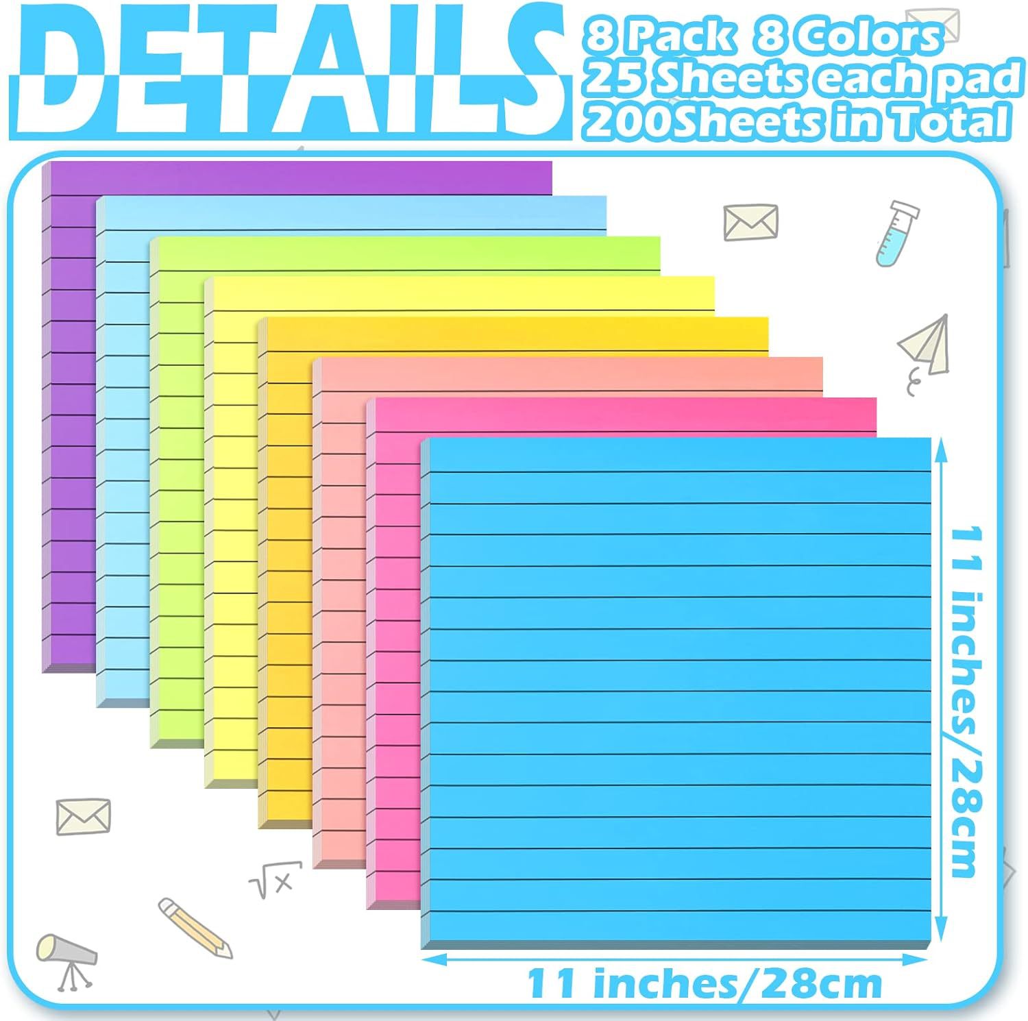 밝은 색상의 8권 세트