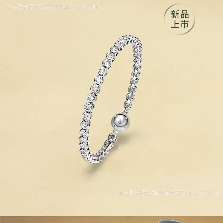 [New Product] Hefang Jewelry Sparkling Bubble Bracelet for Women, High-End, Luxurious, Versatile Hand Accessory, Exquisite Gift