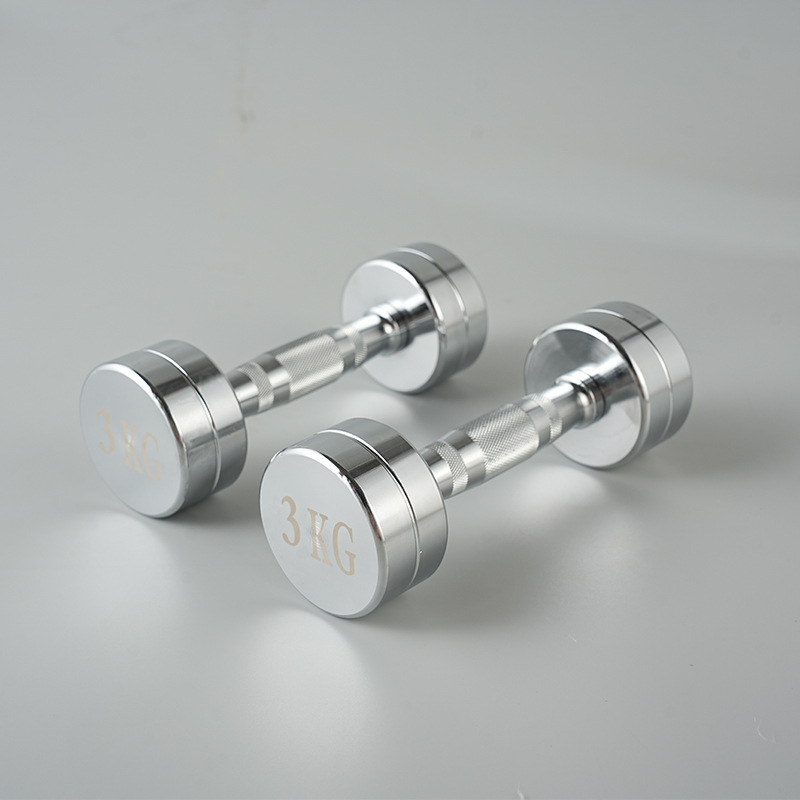 Galvanizado mancuerna acero puro sólido mancuerna de fitness de las mujeres estante del hogar entrenamiento infantil pequeño mate Bell display rack