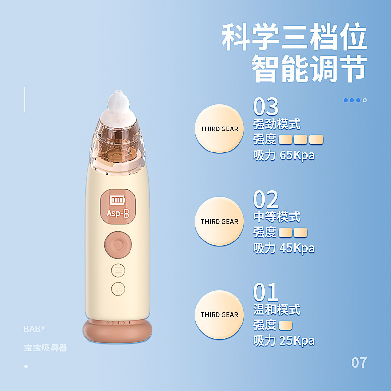 吸鼻器婴儿吸鼻涕电动吸鼻器儿童家用吸鼻器新生儿鼻屎鼻腔清理器|undefined