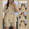 Двойные шорты, принт с башней, Cinnamoroll