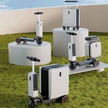 电动可伸缩20寸行李箱骑行旅行可登机智能可登机可坐行李箱批发