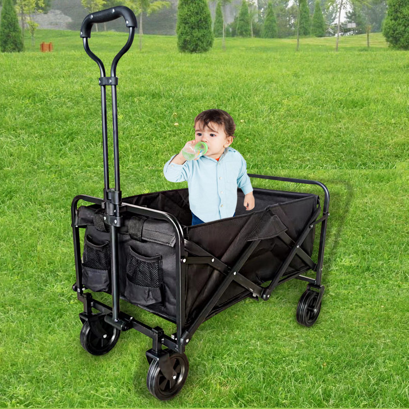 Changha carro de compras portátil hogar al aire libre camping plegable Carro de camping coche 5 pulgadas rueda carro del hogar