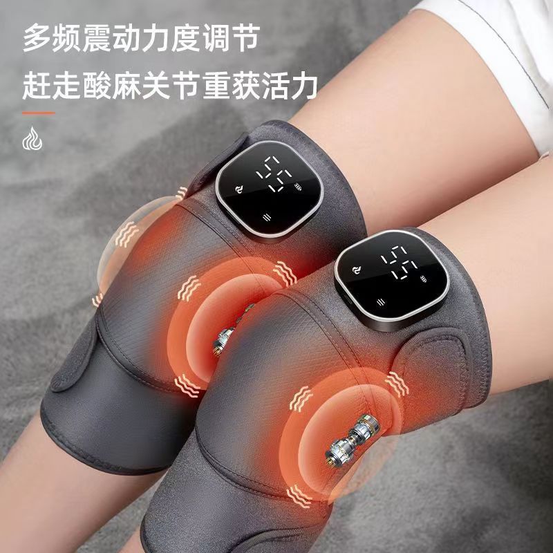 Knee Massager with Graphene Heating, Warming, Elderly Knee Support, Joint Heat Therapy, Vibration Charging Gadget