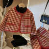 Autumn demi-season set, children's skirt, Chanel style, Korean style, western style