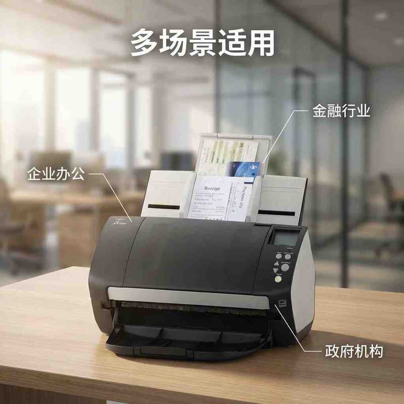 Fujitsu fi7160 fi7180 high-speed double-sided automatic high-definition paper-feeding office business A4 scanner USB