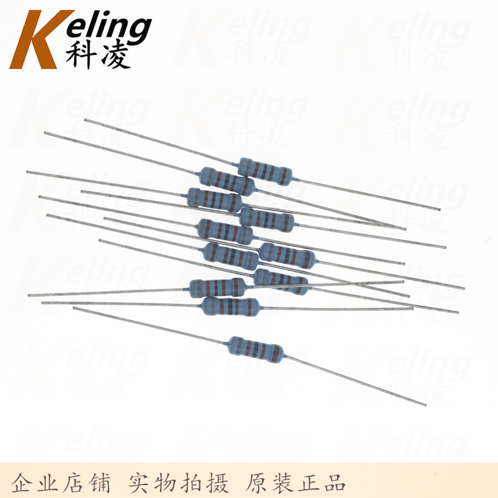 0.5W色环电阻 1/2W金属膜电阻器 8.2K 8K2 1% 精密电阻 1包500只
