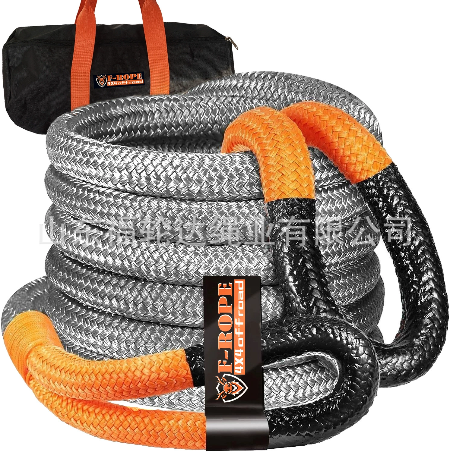 Трос для автомобильного прицепа, эластичный нейлоновый трос для восстановления кинетической энергии, спасательный трос, новая модель, производитель, большая тоннажность