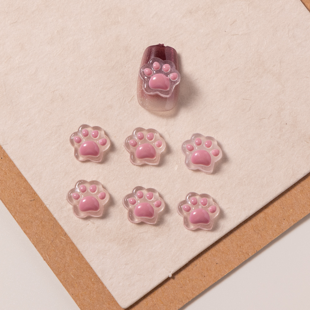 [귀여운 고양이 발톱/9x10mm] #03 핑크