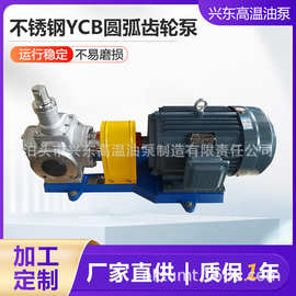 不锈钢YCB圆弧齿轮泵 YCB系列齿轮泵 不锈钢小型齿轮泵圆弧齿轮泵