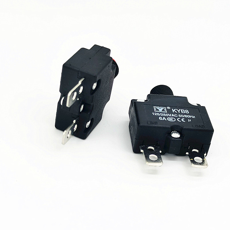 厂家供应 过载保护器88-6A红头过载保护器手动复位 直流断路器