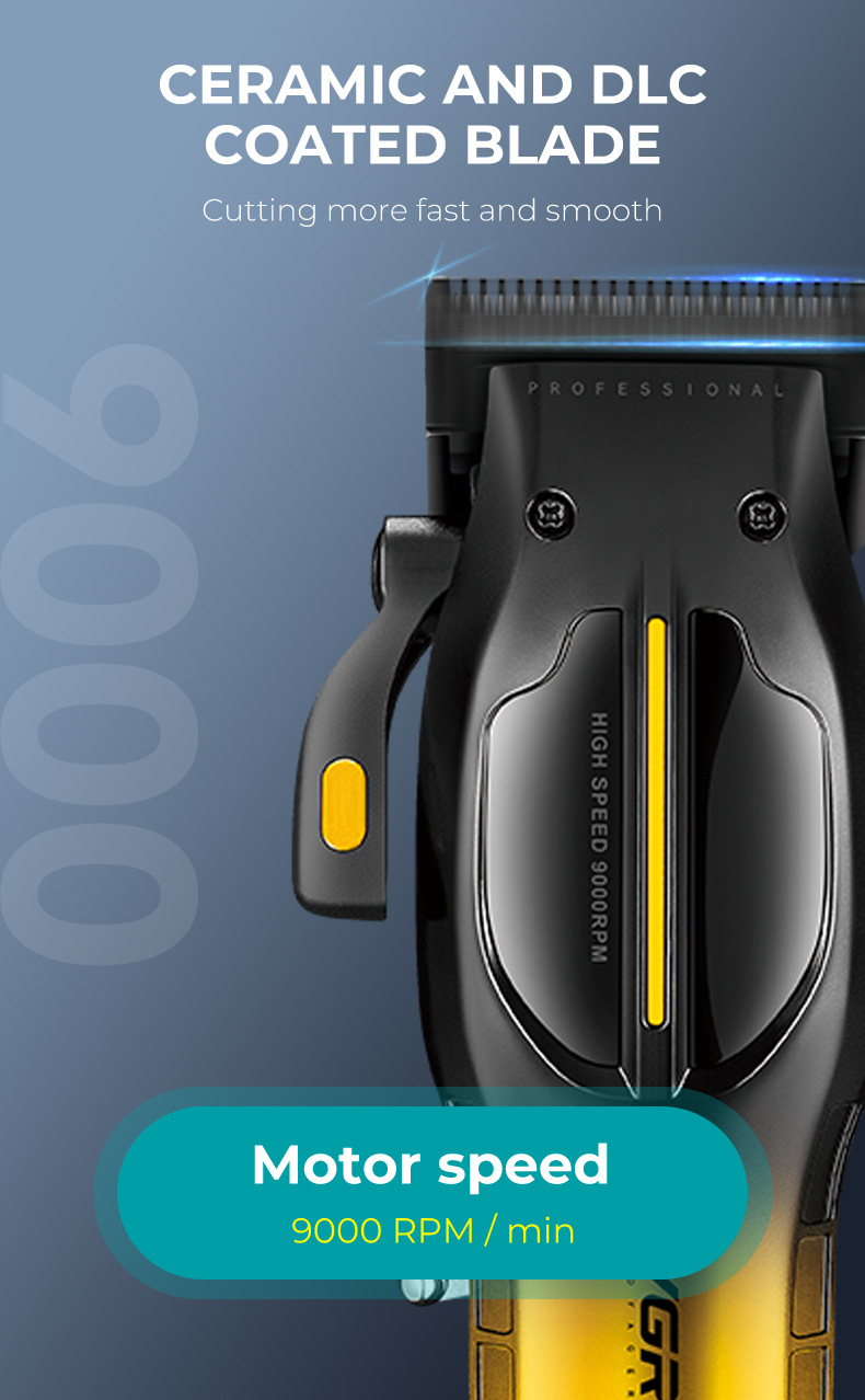 Electric Hair Clipper For Men Professional Digital Hair Trimmer_voghion.com