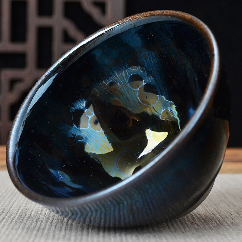 Чай чашка чайной чашки Jianyang Iron Shen Tea Чашка Чай Мастер Чашка Оригинальная минеральная глазурь