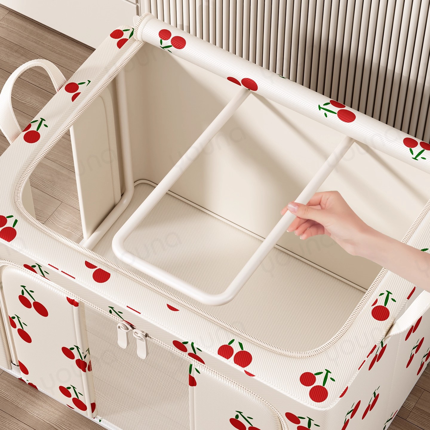 Clothes Storage Box Household Large-Capacity Storage Box Wardrobe Special Storage Box for Clothing Quilt Fabric Visual Window