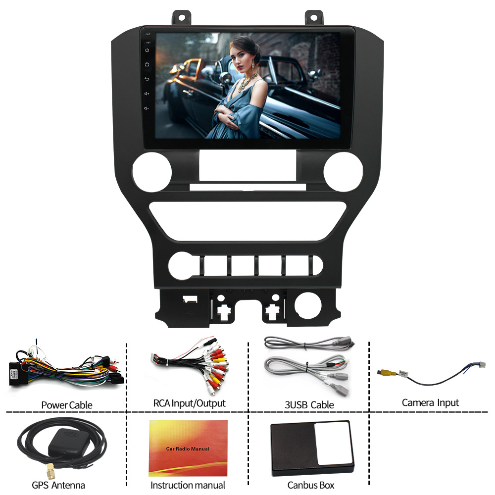 Aplicable a FORD caballo salvaje 15-18 de gama alta FORD Mustang coche Android navegación 2 + 32CARPLAY