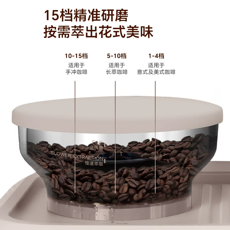 飞利浦 Coffee machine PSA2218 new Gemini -intended home semi -automatic capsule grinding integration