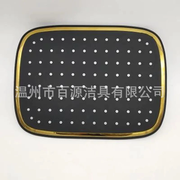 Black gold oval top spray