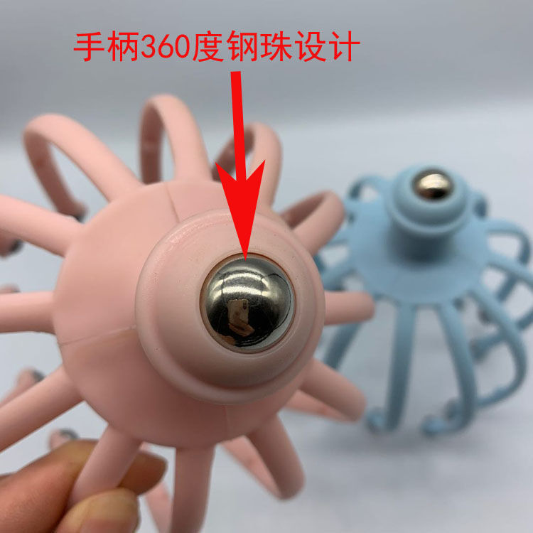 Garra de bola de acero multifuncional extraíble 12 garras 18 garras 25 garras bola de acero cuero cabelludo rasguño cabeza extractor de alma venta directa de fábrica