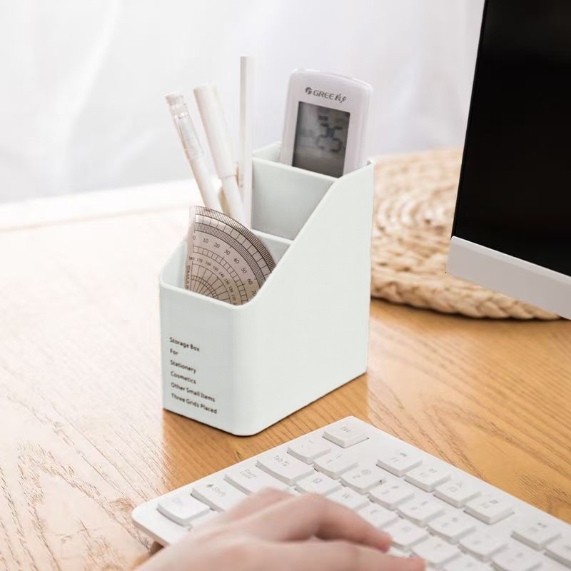 Cross-border New Creative Stepped Cosmetic Storage Box Office Simple Fit Box Student Stationery Pen Steller