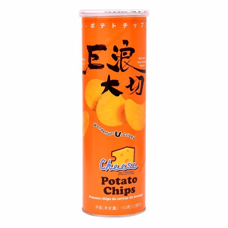 マレーシア輸入 EDOパック ジャイアントウェーブ カットポテトチップス 150g オリジナルトマトパフ食品|undefined