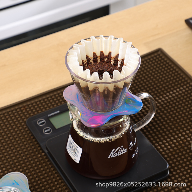 Backlighting V3 hand-made coffee filter Cup resin 185 cake paper drip filter cup non-British OREA original V60