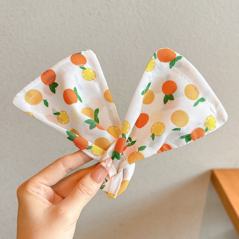 5번 화이트 오렌지 올림머리 헤어 스타일러, 약 29.5*8.5cm