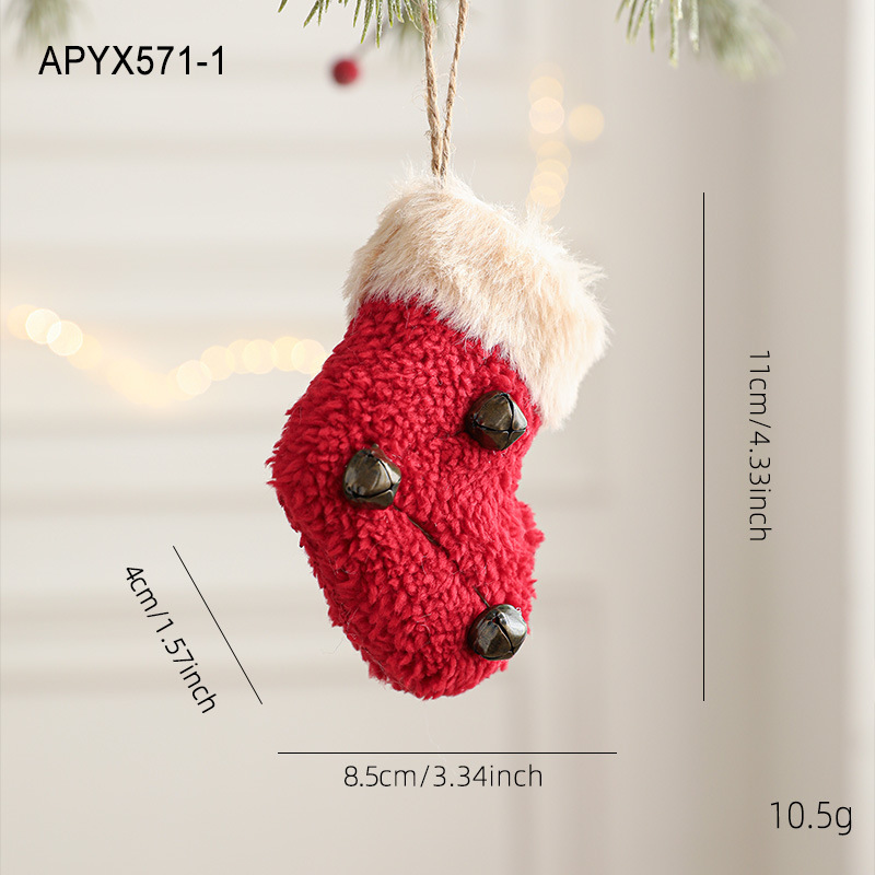 Botas rojas de peluche