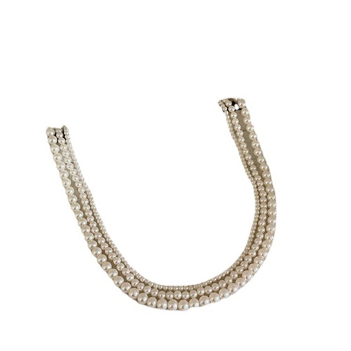 2mm Pearl Necklace for Women - High-end, Niche, Retro, Personality, Simple, Versatile, Elegant, Fashionable, Choker, Clavicle Chain