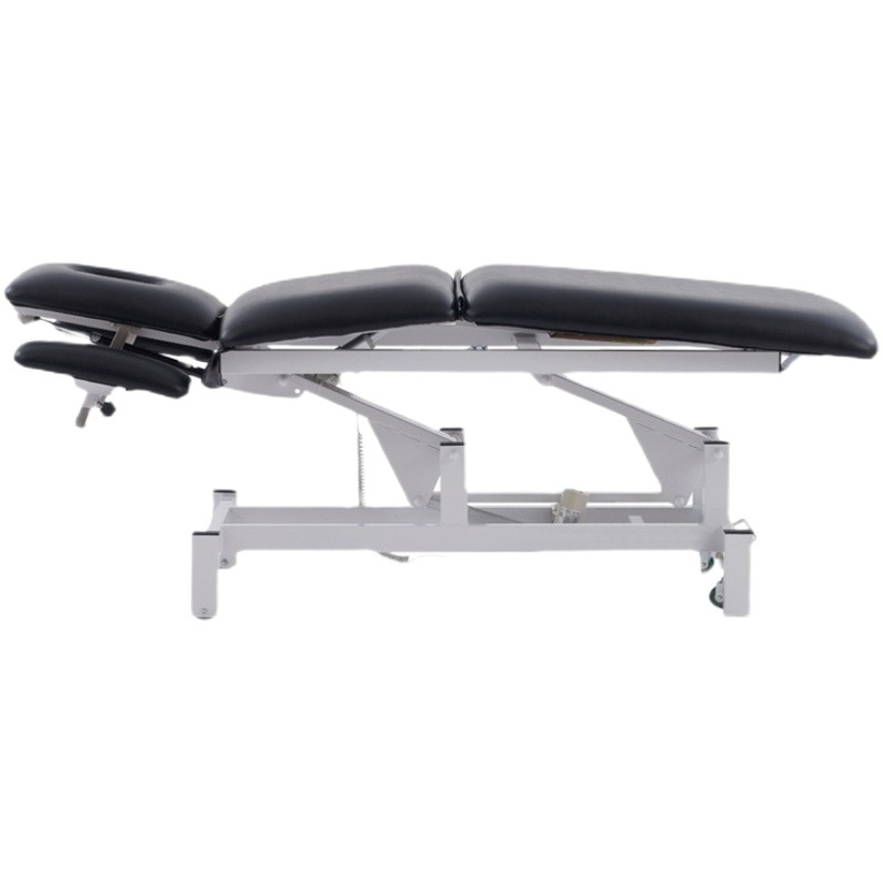 Cama de belleza eléctrica, cama de masaje, cama de belleza eléctrica de alta gama con elevación controlada por pedales, cama para depilación y tatuajes, cama de masaje, cama elevadora