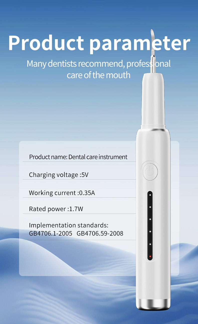 Electric tooth cleaner multifunctional handheld teeth cleaning device