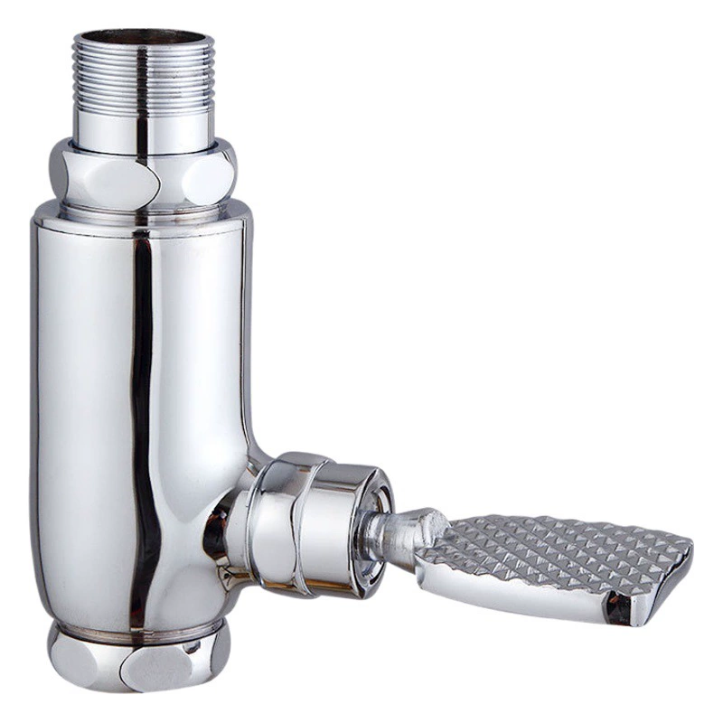 Ножной промывочный клапан на корточках кастрюля Педальный клапан Туалет переключатель ямы на корточках Туалет ножной стул промывочный клапан