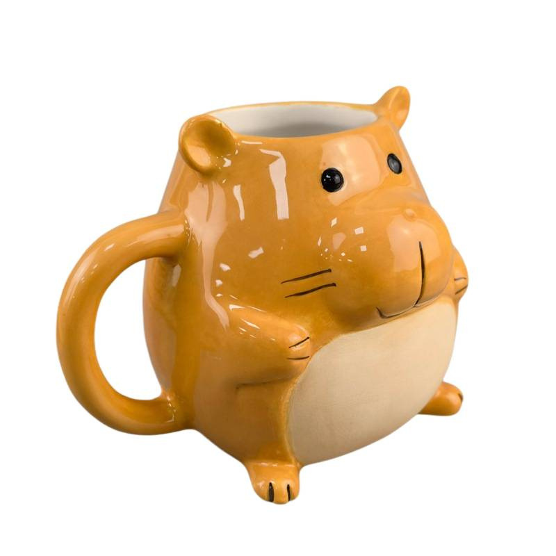 Taza de cerámica Capibara Taza de agua Dolphin Taza de desayuno casera de leche erizo taza de café de nicho