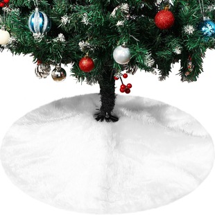 Christmas decorations inexpensive pure white plush christmas tree skirt plush tree skirt christmas tree bottom apron