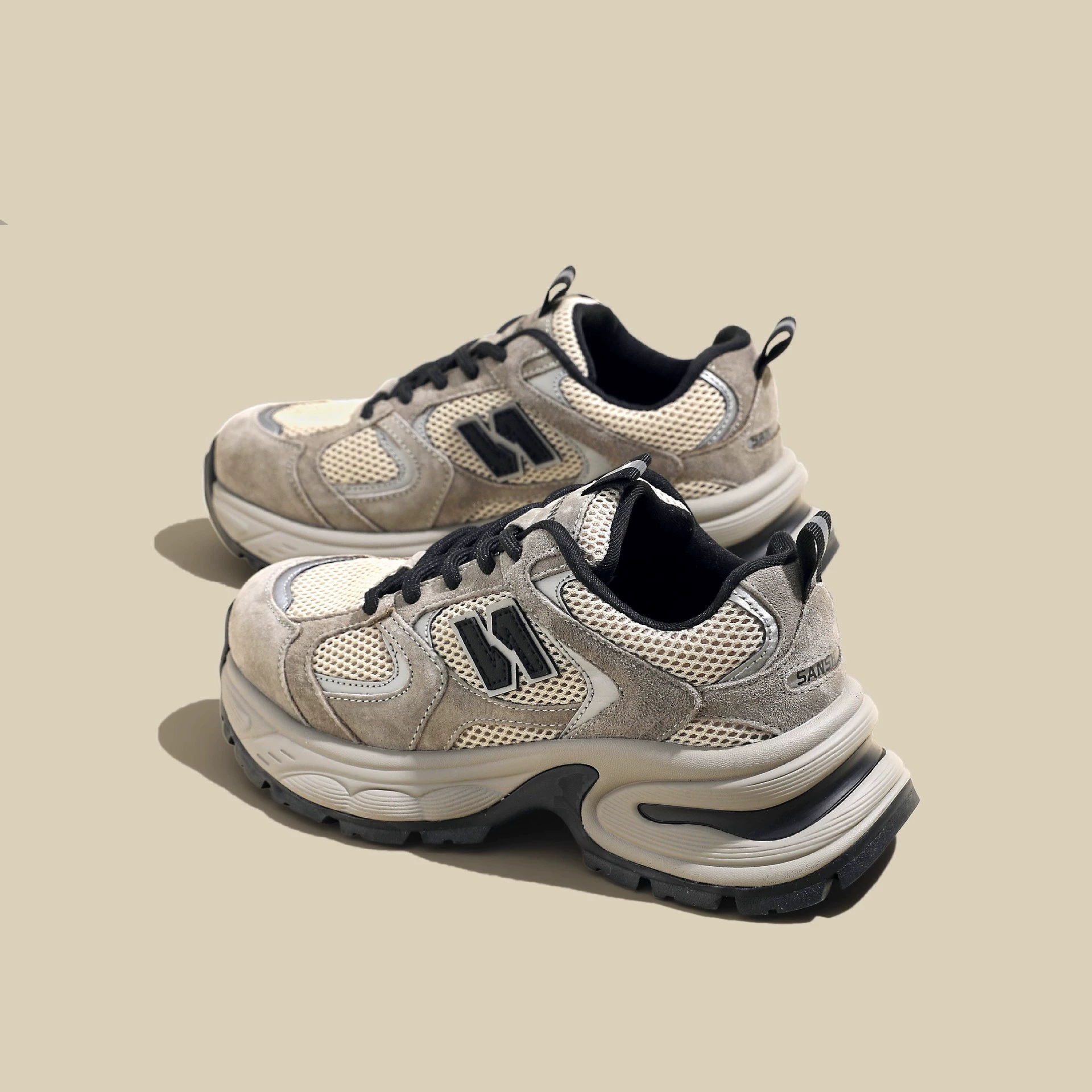 Распродажа: Женские кроссовки на толстой подошве в стиле «dad shoes», новинка весны 2024, трендовые, повседневные, универсальные, спортивные.