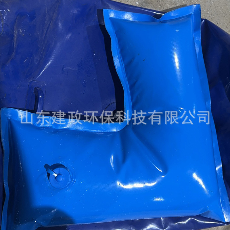 pvc泳池双管水袋跨境抗旱应急移动水囊水袋户外水袋折叠软体水池