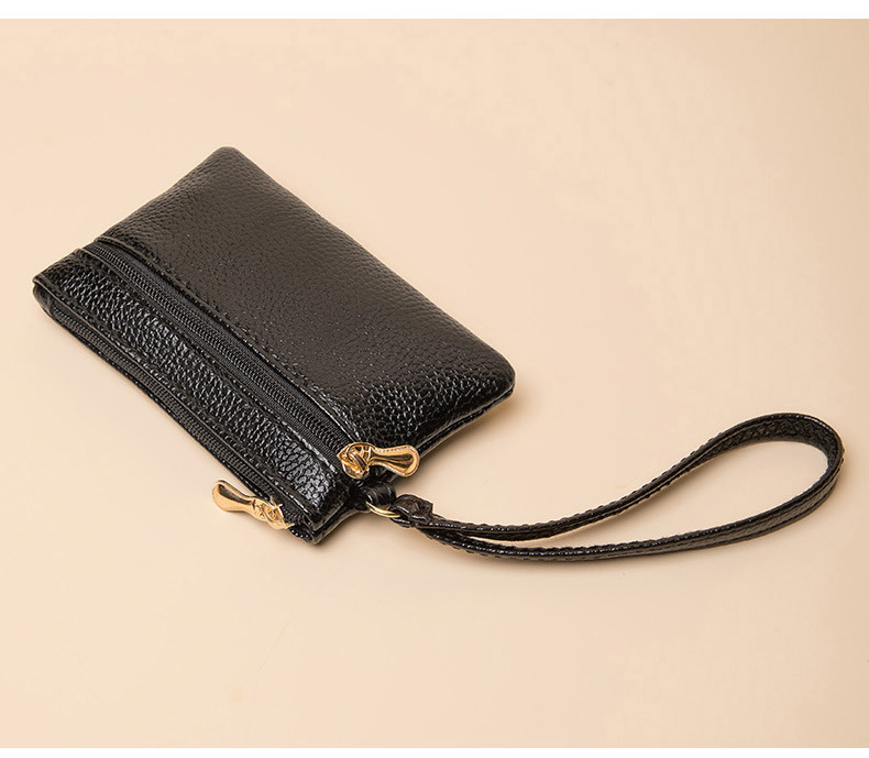 Women's Solid Color Pu Leather Zipper Wallets display picture 3