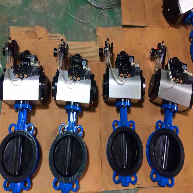 衬胶蝶阀 D971J-16C 防爆型电动软密封蝶阀 对夹式电动切断蝶阀