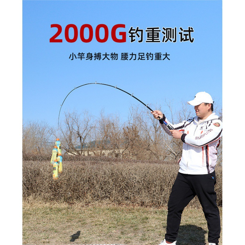 Venta al por mayor de la fábrica ultra corta sección Mini pequeño mar varilla portátil 1,3 m pequeña caña de pescar hielo pesca mar pesca pequeño mar Rod