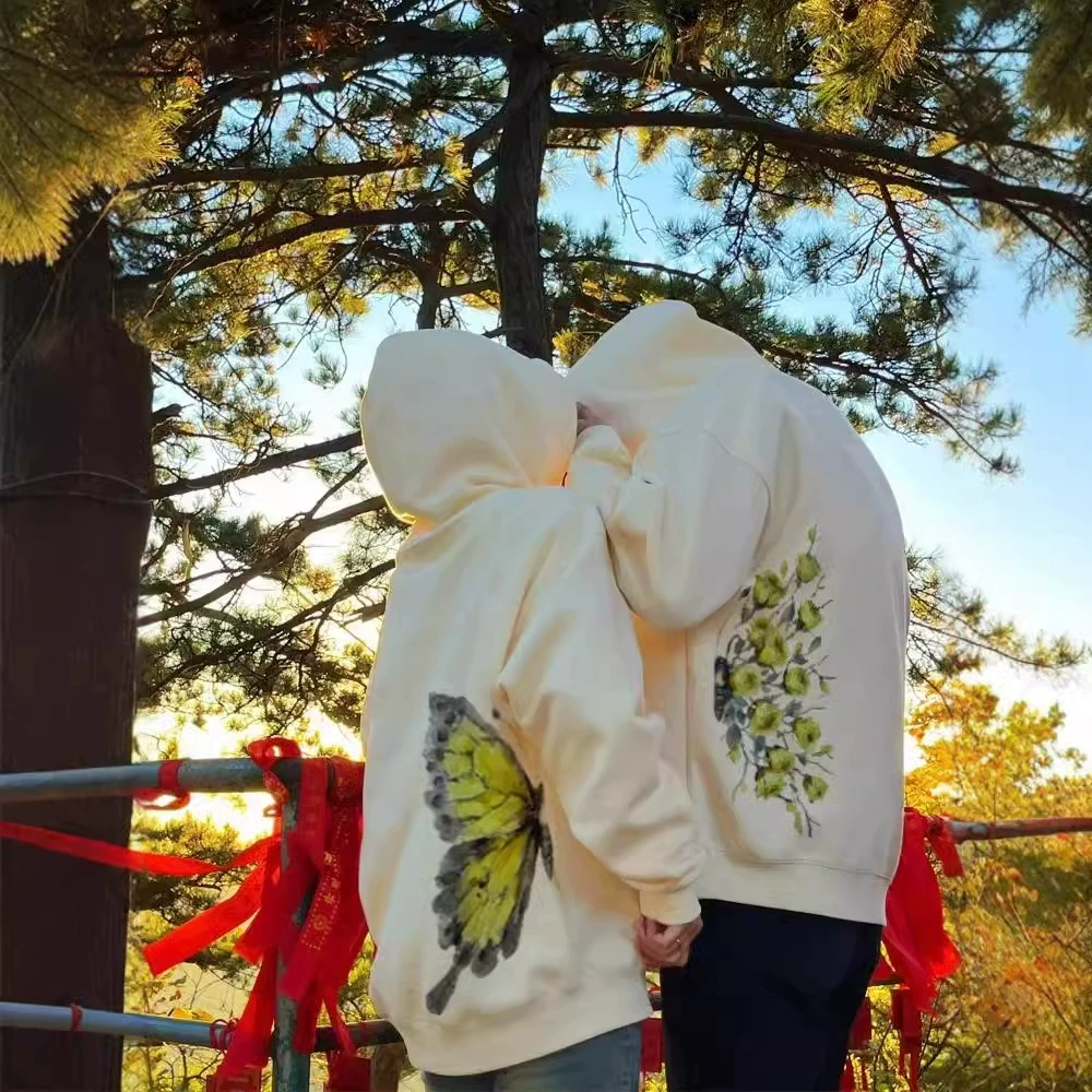 Премиум чувство пара свитер осень зима 2024 новый oversize специальный сетка красная нишевая куртка бабочка