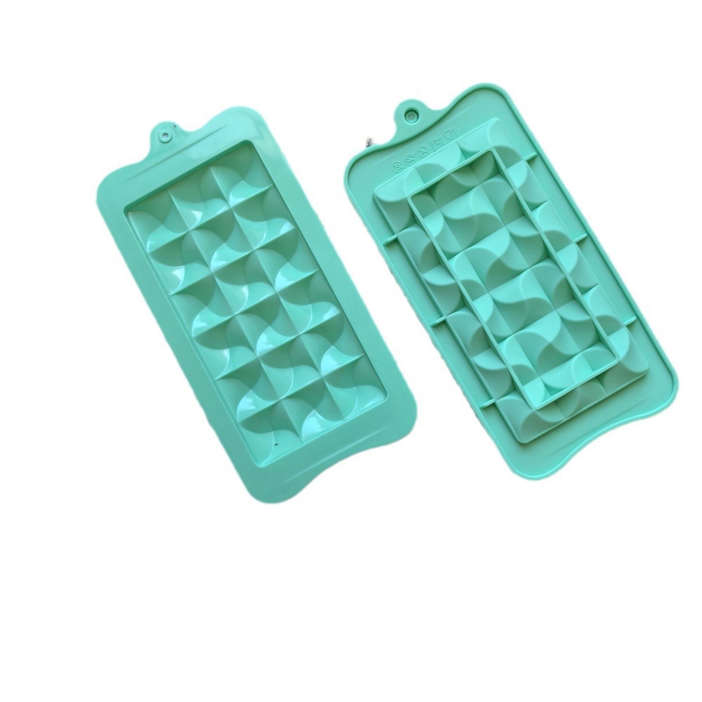 124 molde de silicona chocolate agudo pastel helado pudín molde de postre jabón utensilios de cocción