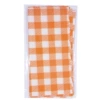Orange plaid lace