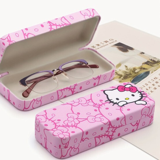 New Square Kt Cat Large Frame Glasses Case Spray-Painted Cartoon Sunglasses Iron Box Portable Kidsren's Glasses Case New Square Kt Cat Large Frame Glasses Case Spray-Painted Cartoon Sunglasses Iron Box Portable Kidsren's Glasses Case