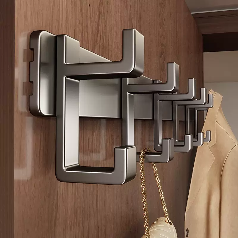 挂衣钩墙上门后挂钩免打孔进门玄关强力粘胶排钩浴室挂衣架衣帽钩