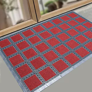 X타입 [고운 파인애플 패턴] 버건디 16mm 두께 20×20cm